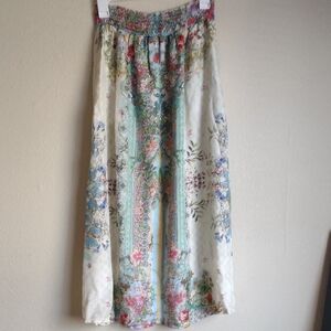 JOHNNY WAS Silk Maxi Skirt 💐🌹🏵️🌺🌺🌻🌼